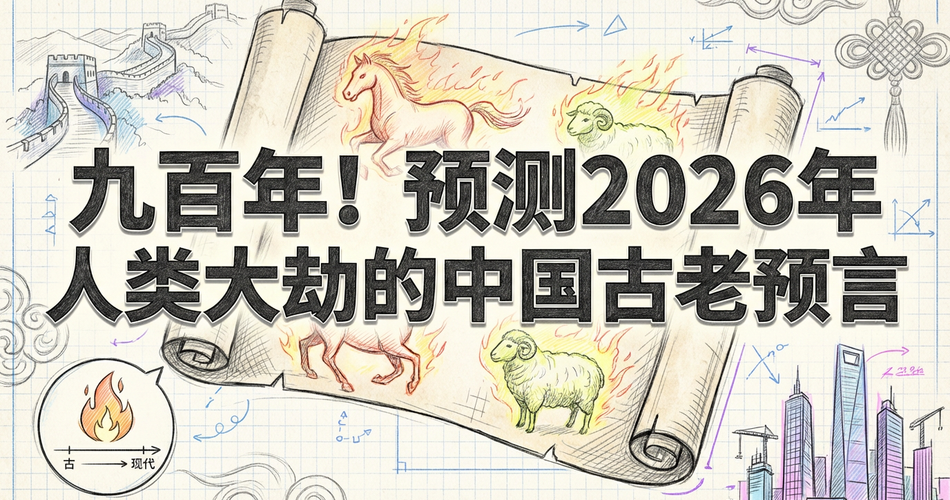 预言成真？九百年中国古老预言揭示2026年人类大劫！