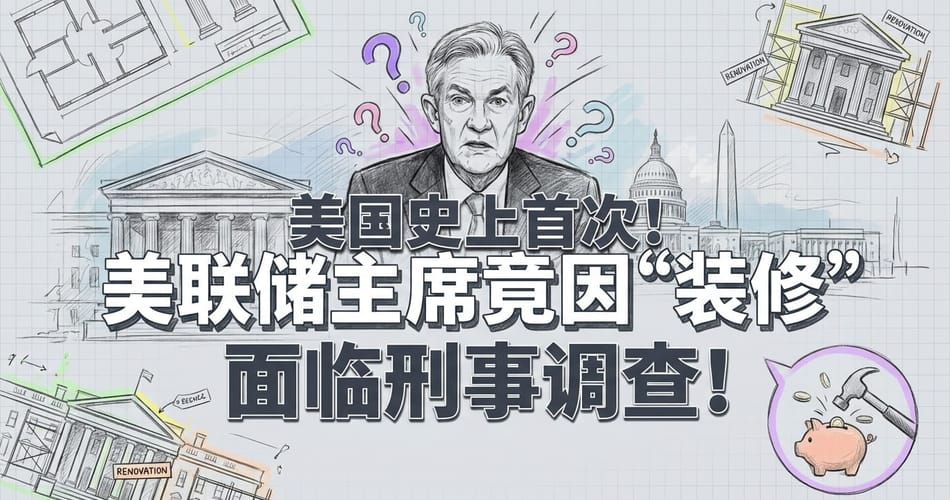 美联储主席鲍威尔被刑事调查：一场“装修风波”背后的金融地震