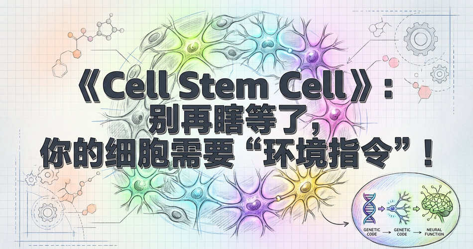 《Cell Stem Cell》：别再瞎等了，你的细胞需要“环境指令”！