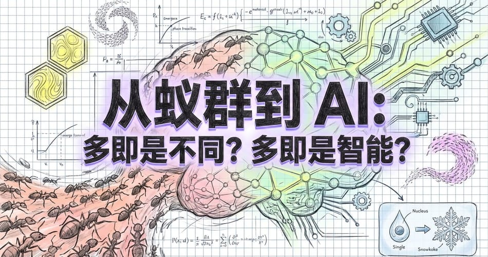 从蚁群到AI：揭秘“涌现”法则如何创造智能与秩序