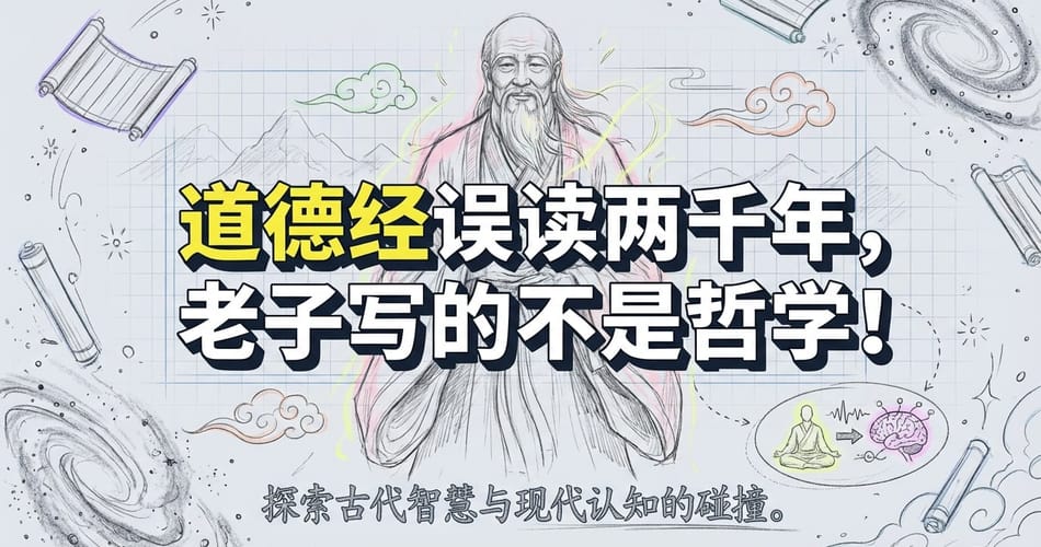 《道德经》误读两千年：老子写的不是哲学，而是操作手册！