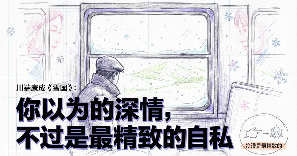 川端康成《雪国》：你是岛村还是驹子？爱与自私的终极抉择