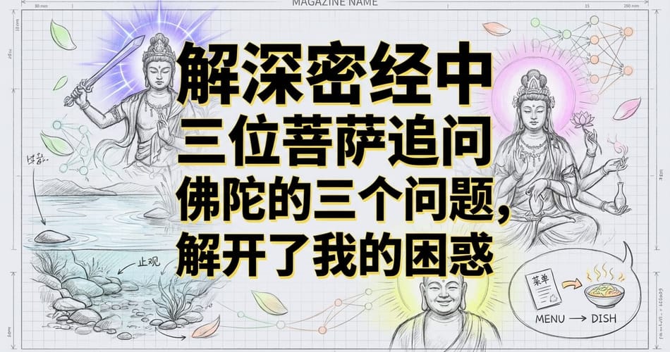 《解深密经》三菩萨三问：止观、六度与如来——从修行到AI的深层对应