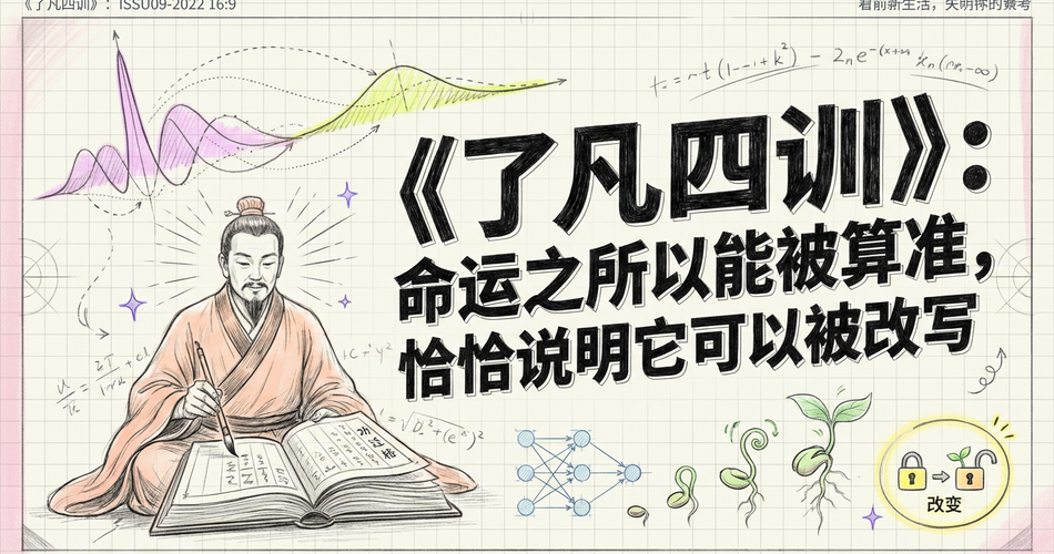 《了凡四训》：为何命运能被算准，恰恰证明它可以被改写？