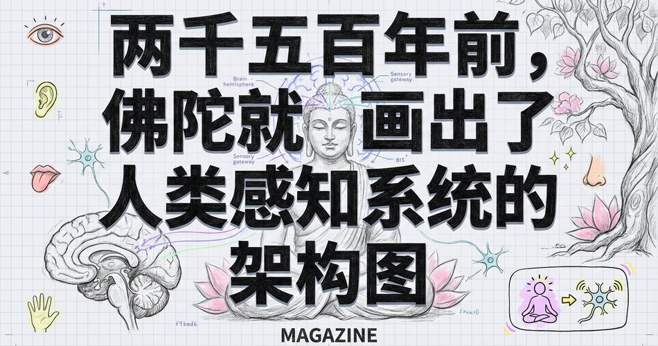 佛陀2500年前画出的感知系统图，与现代神经科学惊人吻合