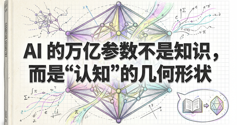 AI万亿参数的本质：不是知识，而是“认知”的几何形状