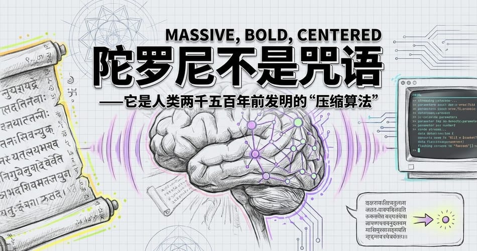 陀罗尼：佛教两千五百年前发明的「意识压缩算法」
