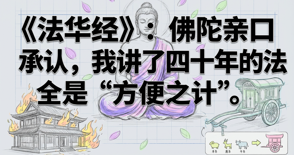 《法华经》：佛陀四十年说法竟是「方便之计」
