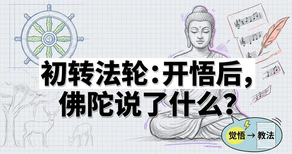 初转法轮：佛陀如何将觉悟「翻译」成可传授的教法？
