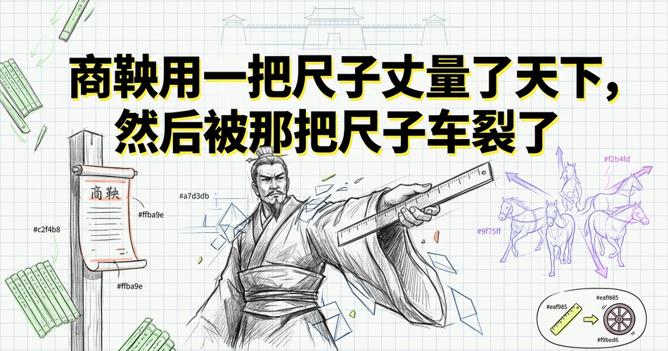 商鞅：用一把尺子丈量天下，最终被那把尺子车裂——天道对法家的终极审判