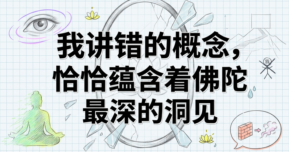 我讲错的概念，恰恰蕴含着佛陀最深的洞见——唯识学四大误区的彻底修正
