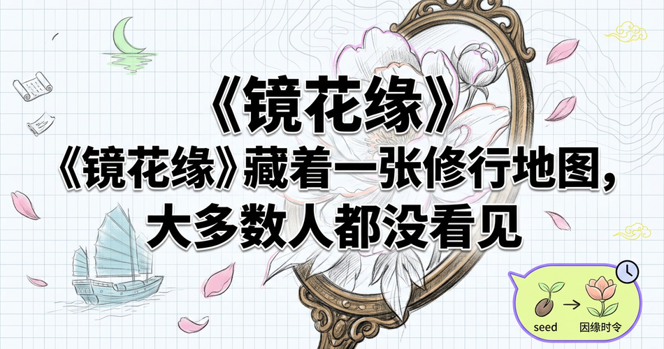 《镜花缘》藏着一张修行地图：用佛学解构古典小说，看透显化学的最大盲区