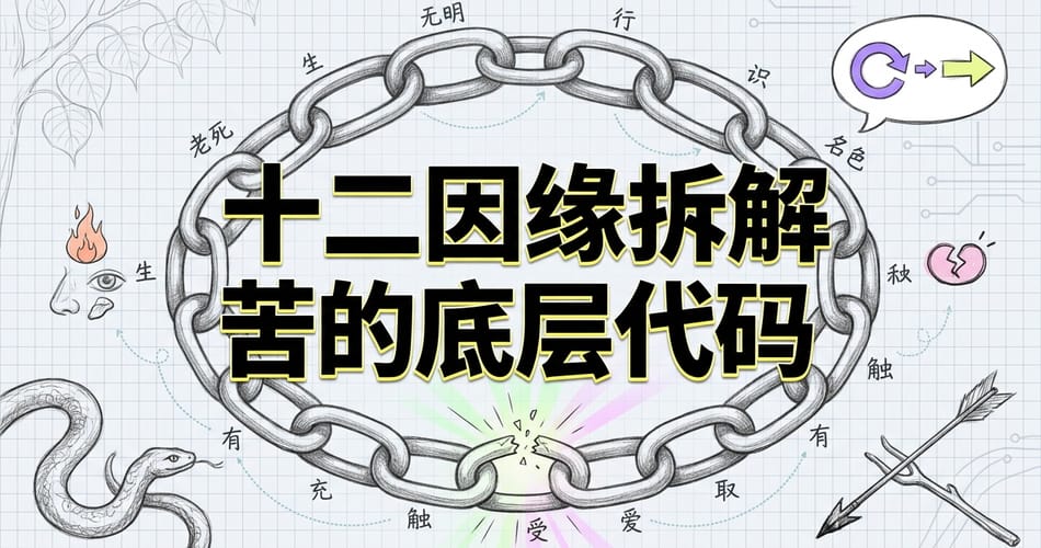 《阿含经》解码十二因缘：苦的底层程序与人生出口