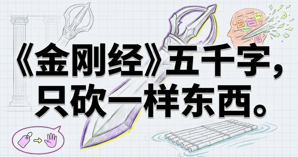 《金刚经》五千字只砍一件事：你大脑里的标签系统