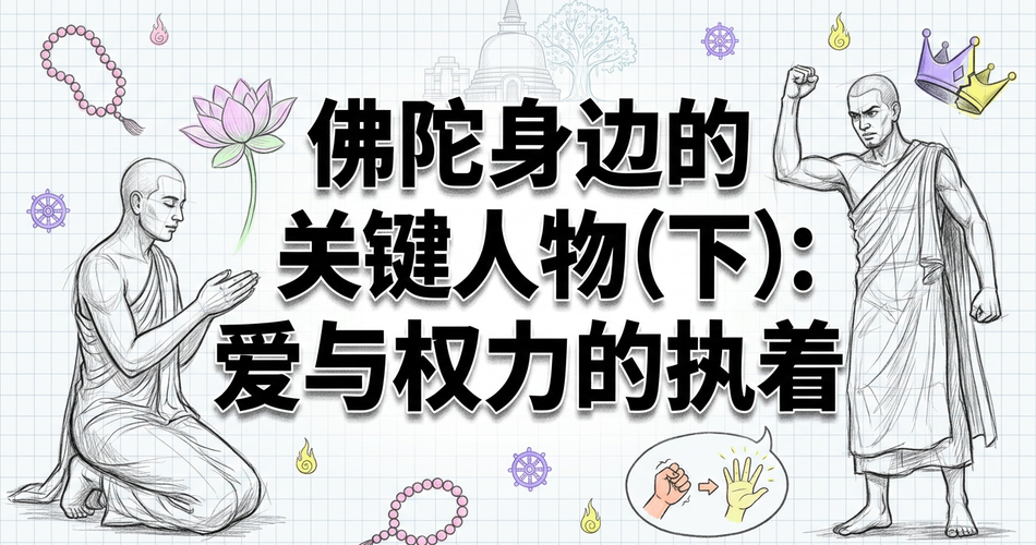 佛陀身边的执着与放下：阿难与提婆达多的千年对照