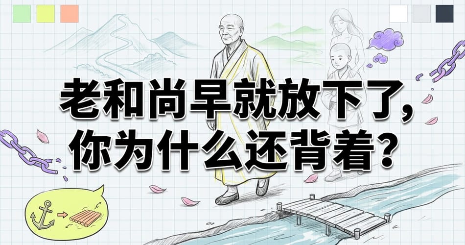 你真的放下了吗？从老和尚背女人的故事，看执着与戒律的本质