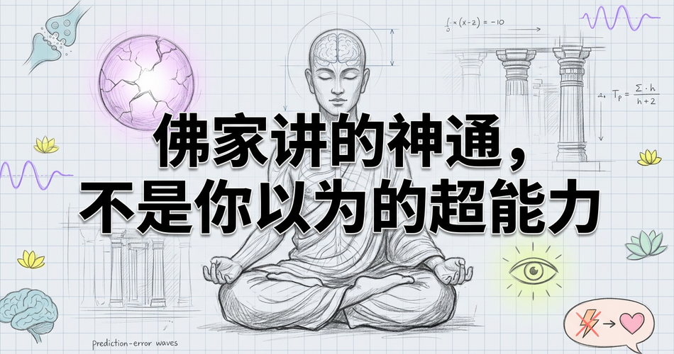 佛家六种神通的真相：唯一属于佛法的超能力，竟是最不像超能力的那个