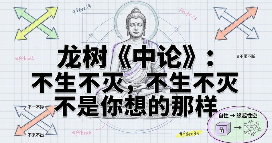 龙树《中论》：不生不灭的真正含义，颠覆你对「空」的所有认知