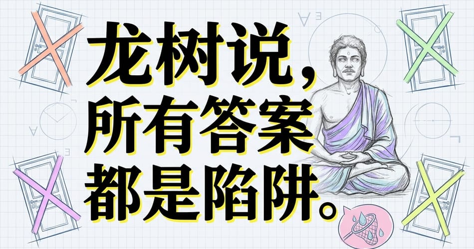 龙树四句否定：两千年前最极端的逻辑操作，连沉默都是陷阱