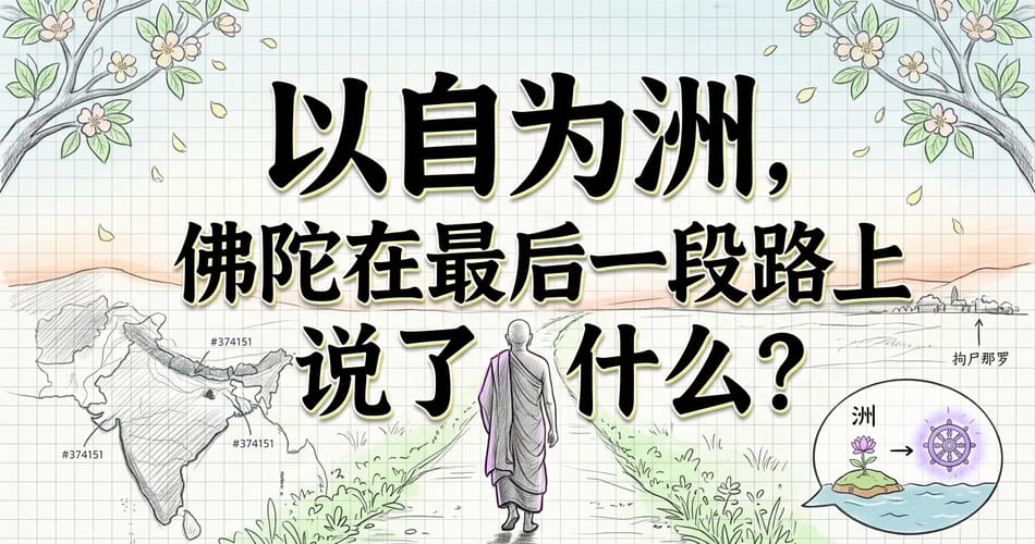 以自为洲：佛陀最后三个月，他留下了什么？