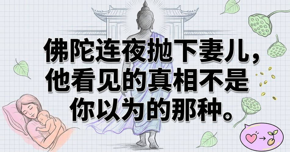 佛陀为何抛妻弃子出家？唯识学揭秘两性关系与家庭共业的底层真相