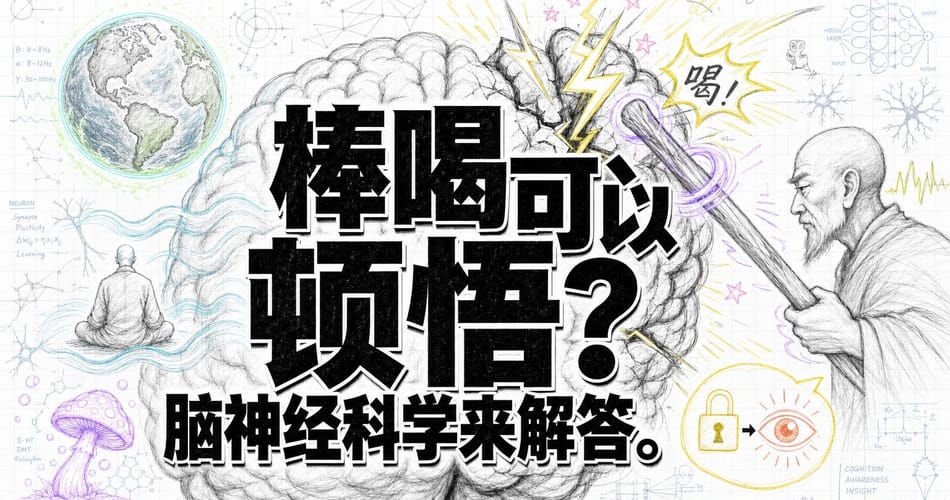 棒喝为何能顿悟？脑神经科学揭秘「识神灭活」的大脑开关