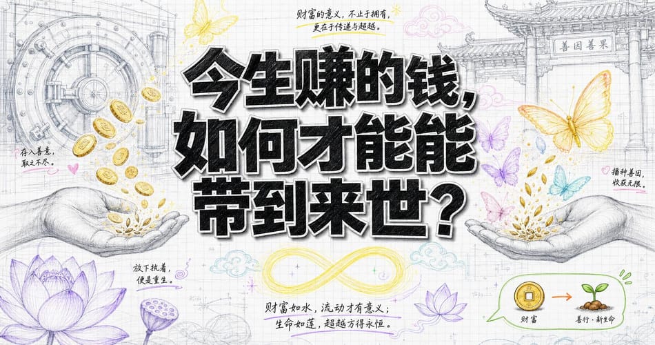 今生的钱能带到来世吗？佛陀2500年前的答案让人醍醐灌顶