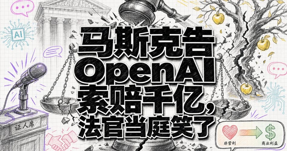 马斯克告OpenAI索赔1300亿：一场放大万倍的合伙人翻脸现场