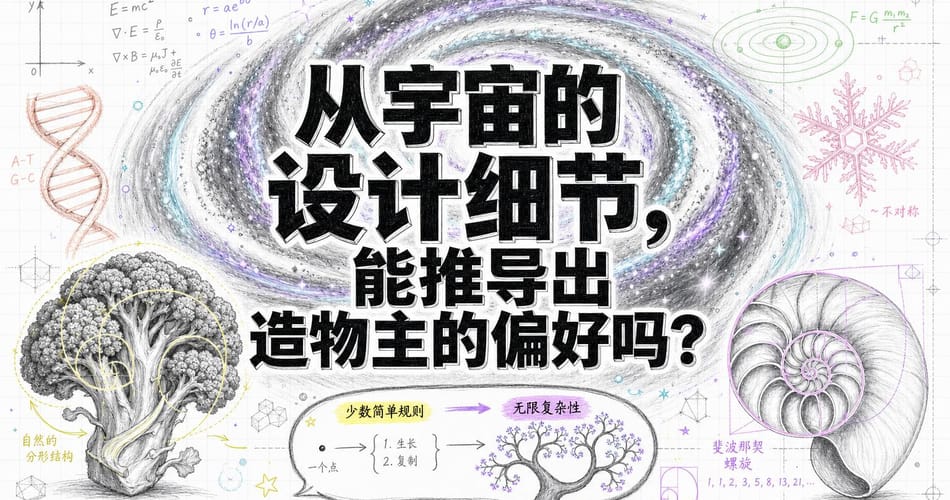 从宇宙设计细节反推造物主的五大偏好：自相似、螺旋、嵌套、不完全对称与涌现
