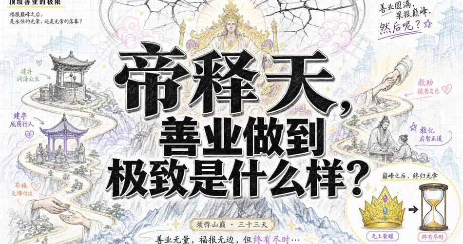 帝释天的启示：善业做到极致，才发现天堂也有天花板