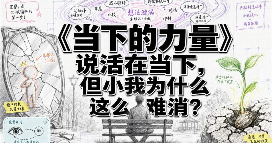 《当下的力量》为何读了也没用？用唯识学拆解托利止步之处