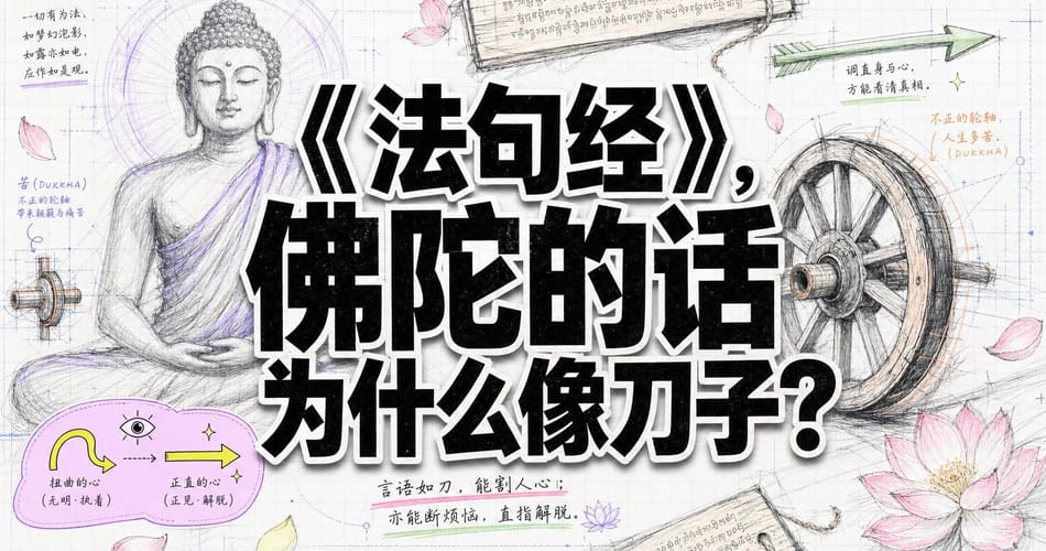 《法句经》：两千五百年前的一句话，为何至今还在扎人？