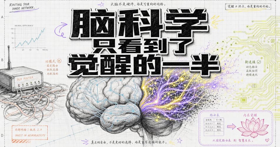 觉醒的另一半：不是减法，是大脑路由表的根本重写