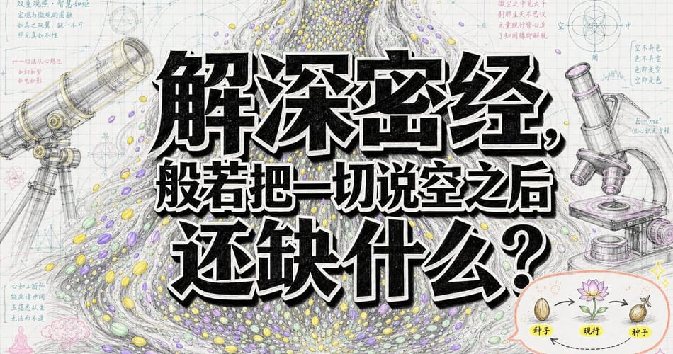 般若说空之后缺什么？解深密经揭开意识底层的秘密