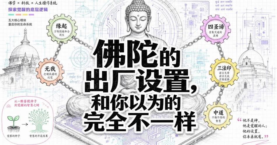 佛陀的出厂设置：五大核心模块，彻底锚定原始教法