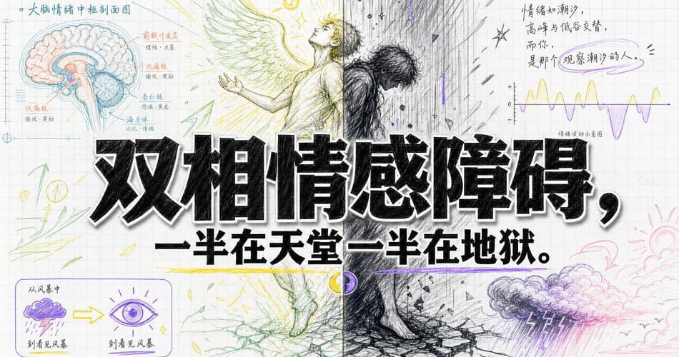 双相情感障碍：一半天堂一半地狱，用五个维度彻底看懂躁郁症