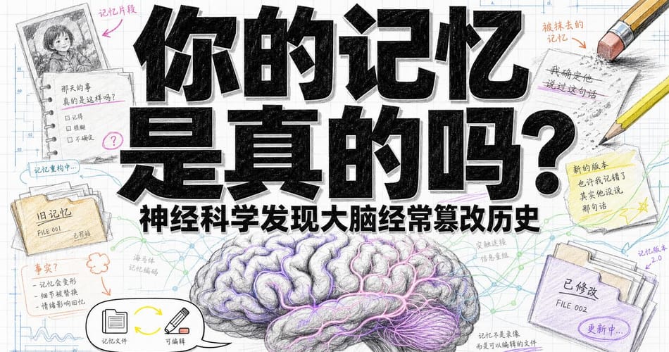 你的记忆是假的？神经科学揭示大脑每次回忆都在悄悄篡改历史