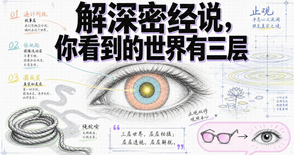 解深密经：三自性与止观——看穿你大脑自动编写的故事