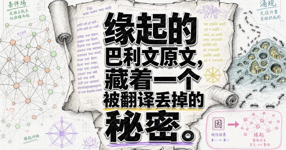 缘起的秘密：巴利文原典揭示被翻译丢失的智慧