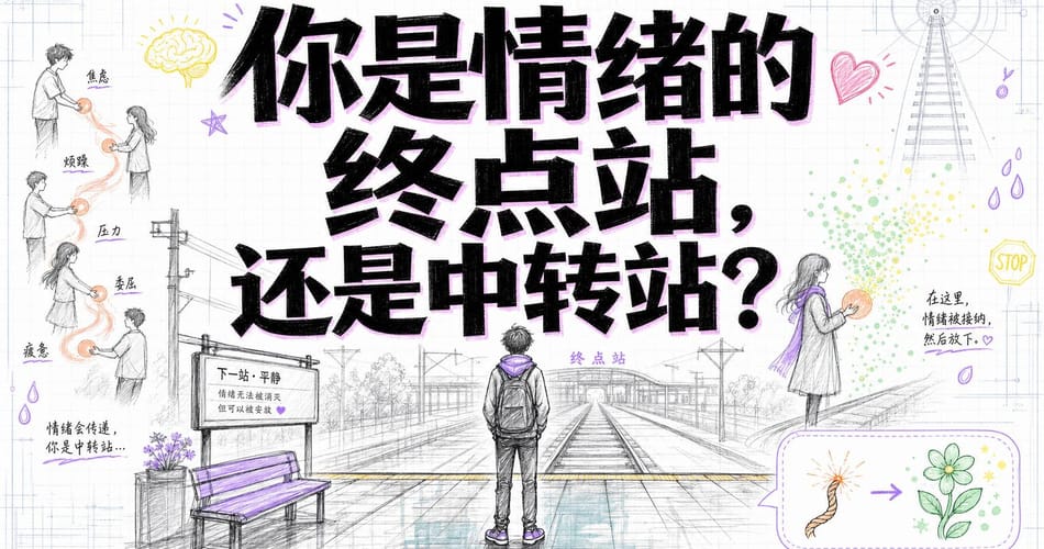 你是情绪的终点站还是中转站？打破家庭情绪传递的恶性循环