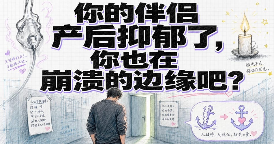伴侣产后抑郁，你也在崩溃边缘？写给那个不是病人的人