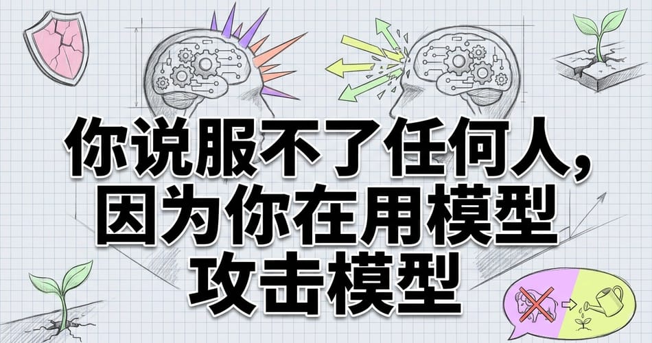 你说服不了任何人——因为你在用模型攻击模型