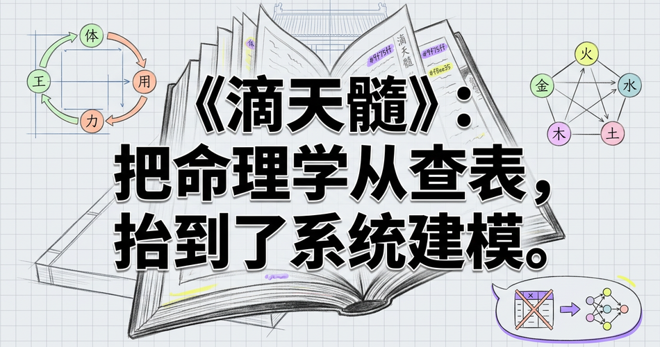 《滴天髓》：命理学如何从查表升级为系统建模？