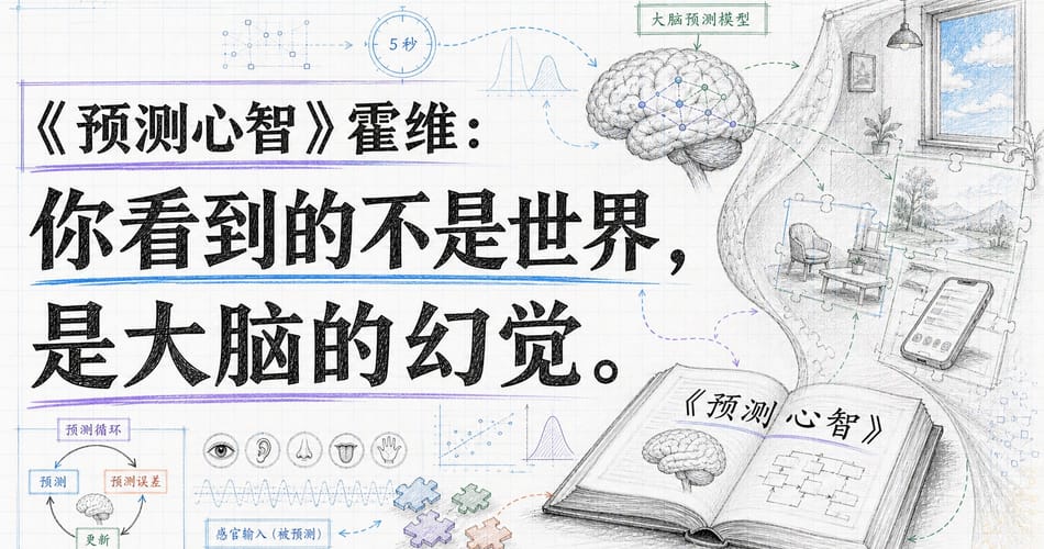 《预测心智》霍维：你看到的不是世界，是大脑的幻觉。