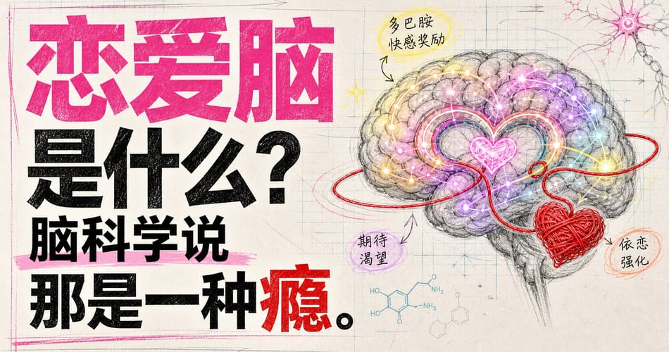 恋爱脑是什么？脑科学说那是一种瘾。