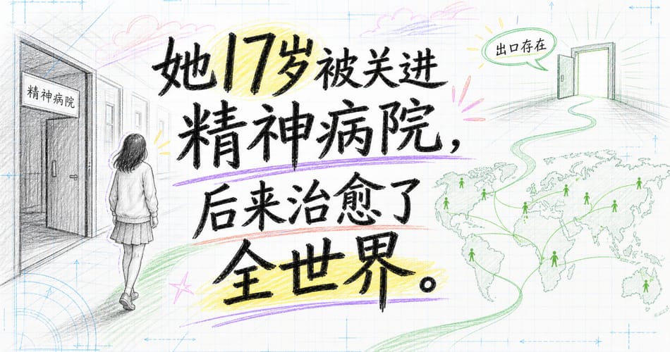 她17岁被关进精神病院，后来治愈了全世界。