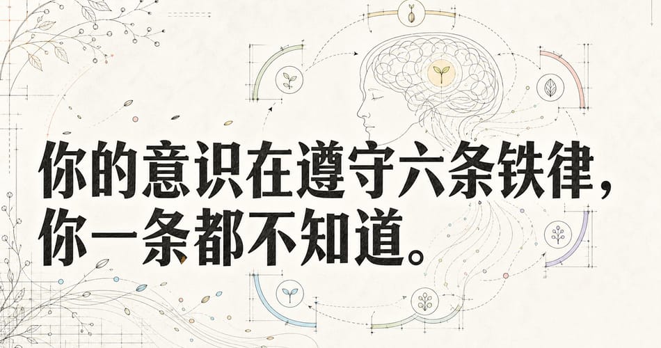 你的意识在遵守六条铁律，你一条都不知道。