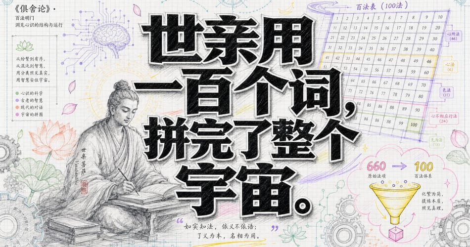 世亲的意识元素周期表：用100个词拼出整个宇宙体验的终极地图