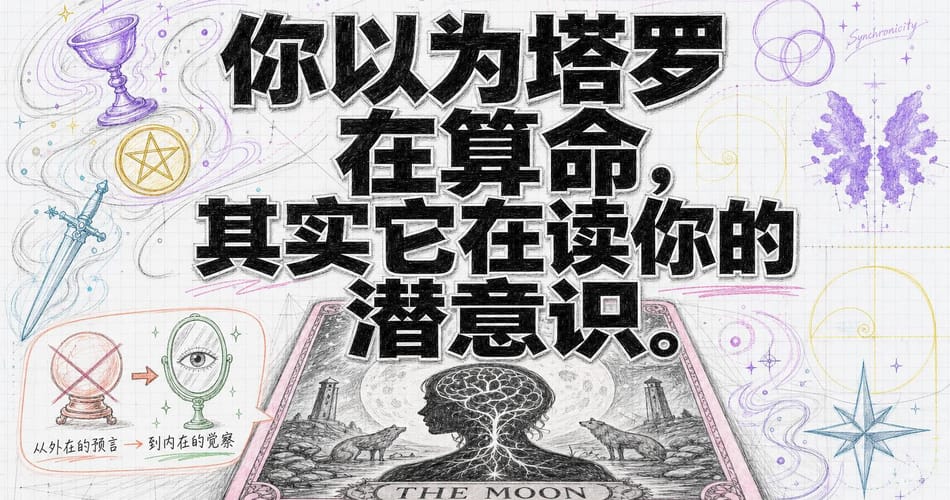 塔罗牌不是算命工具：从巴纳姆效应到荣格共时性的三层底层逻辑