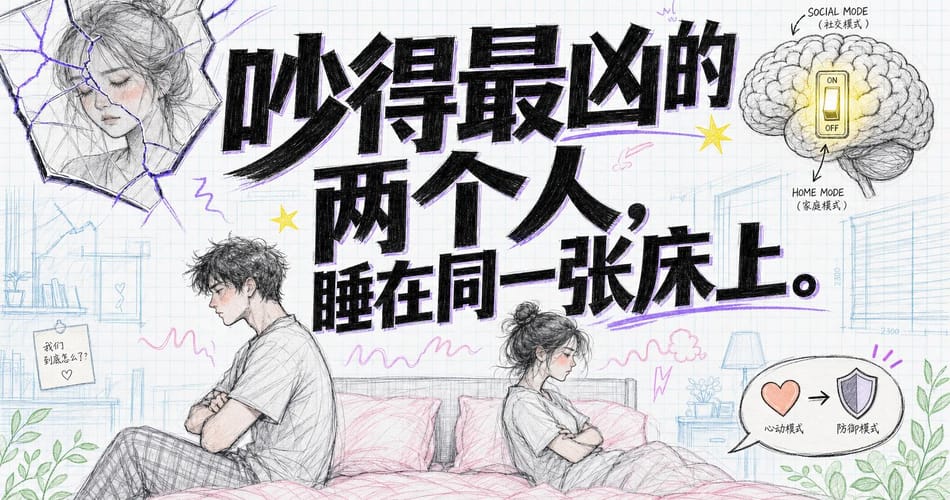 为什么你对全世界都有耐心，唯独对伴侣没有？深度解析亲密关系中的争吵真相
